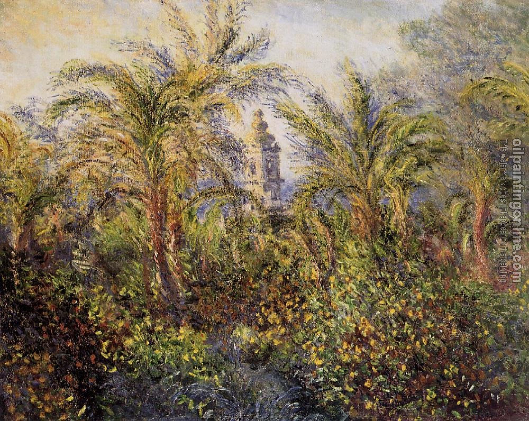 Monet, Claude Oscar - Garden in Bordighera, Morning Effect